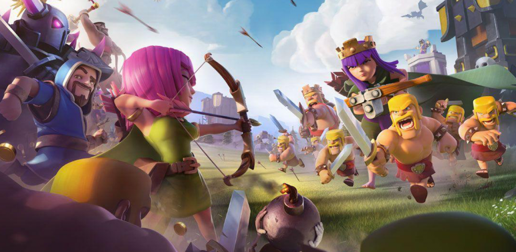 como jogar Clash of Clans